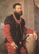 MORONI, Giovanni Battista Portrait of a Soldier sg Sweden oil painting artist